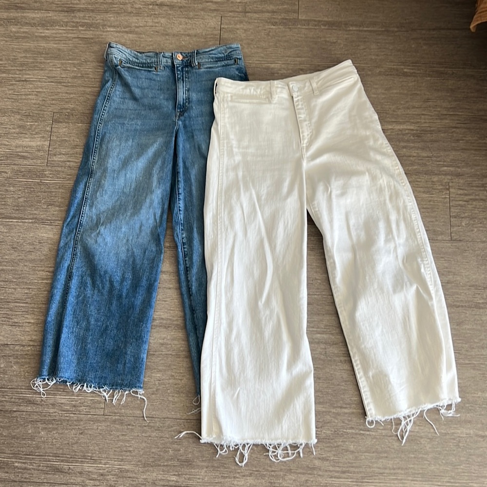 H&M High Waist Jupe Culotte Size 8